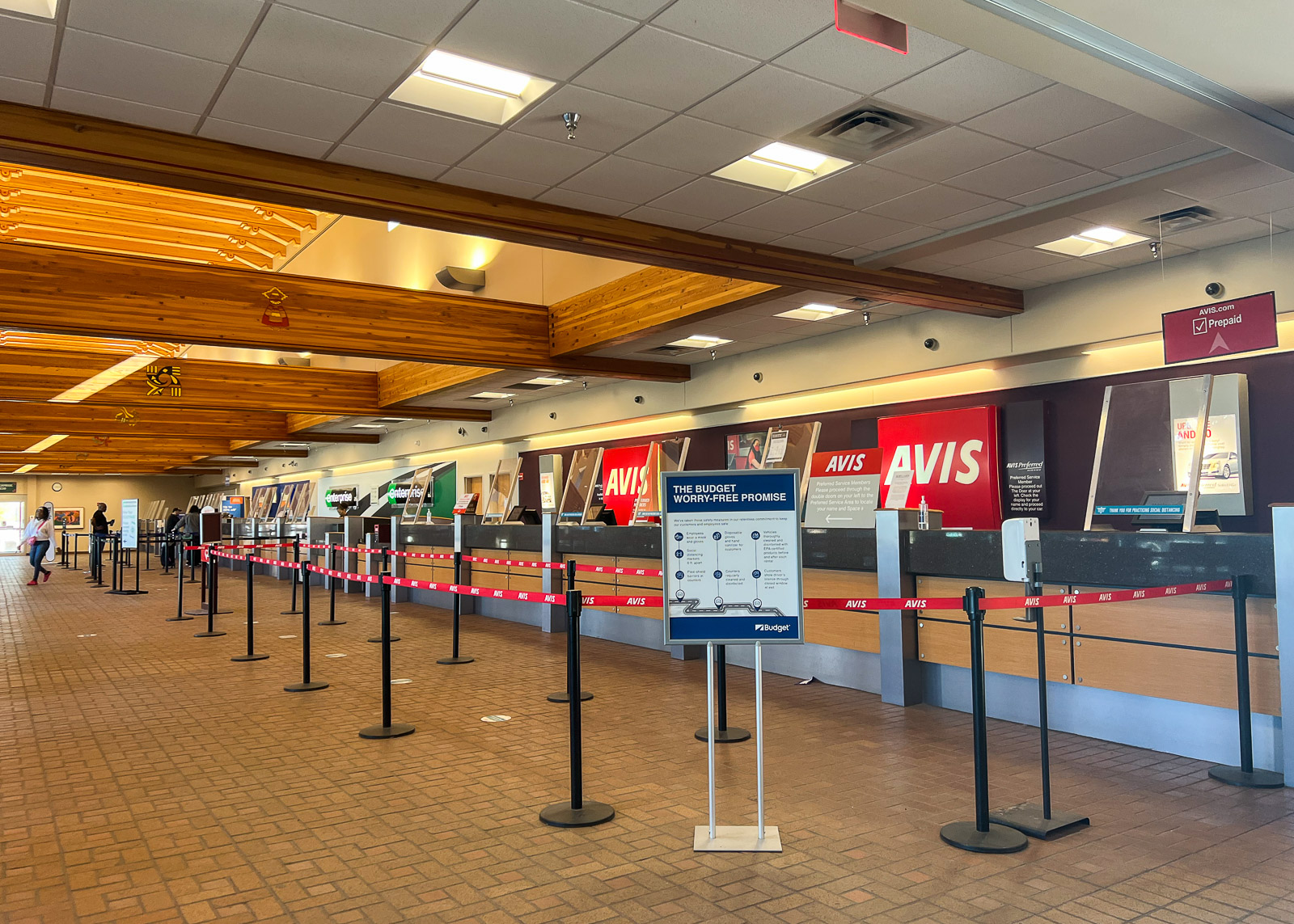 car-rental-desk-albuquerque Car rental desk at Albuquerque Sunport
