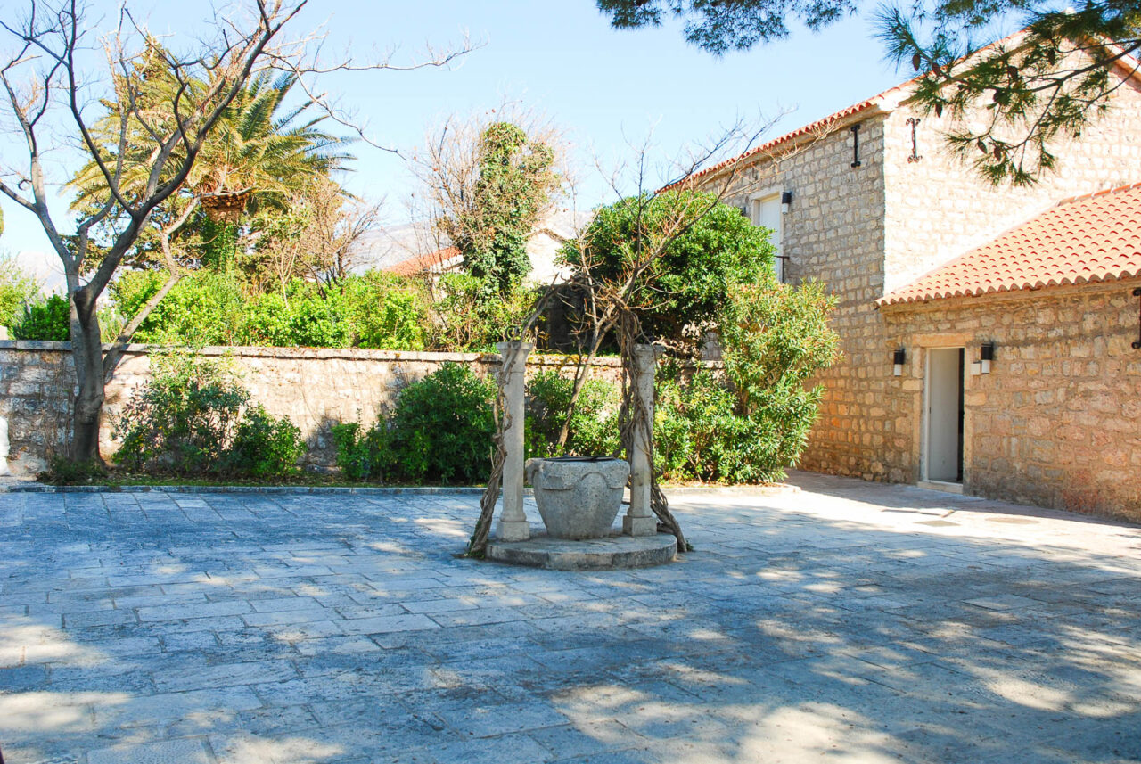 The Piazza Sveti Stefan